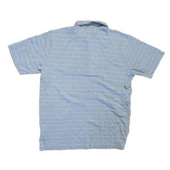 Free Fly Mens Polo Size XXXL Short Sleeve Striped Gray - Picture 2 of 3